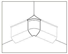 Plinthe PVC - coin intérieur