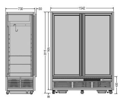 Location armoire réfrigérée à viande MEAT 1152 noir (AMEAT1152)